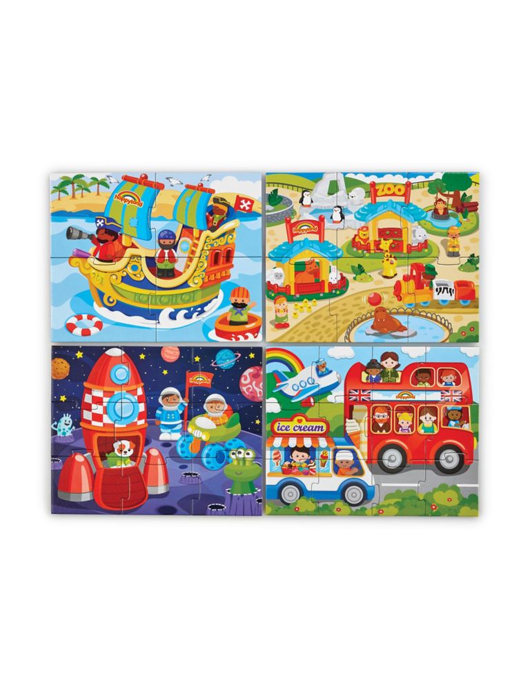 4 in 1 Happyland Puzzles (2-5 Yrs) 2 of 2