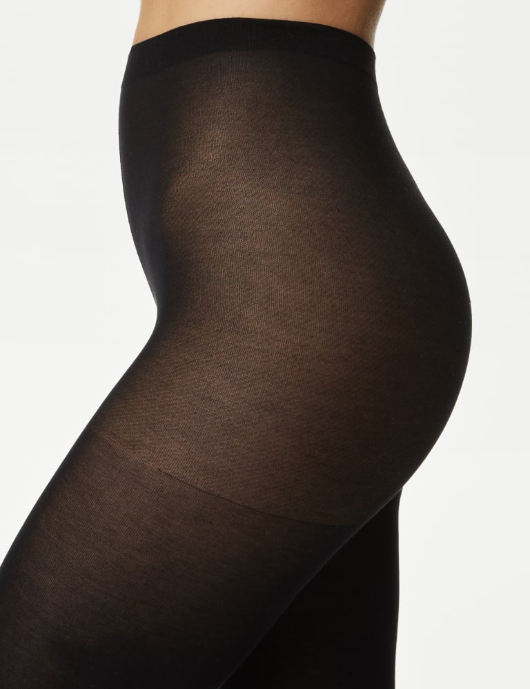 40 Denier Fine Cotton Opaque Tights, Autograph