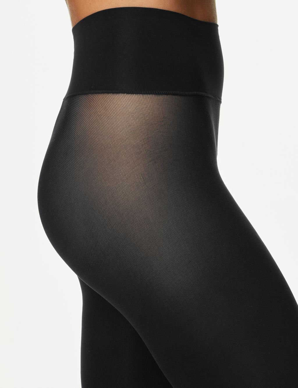 Autograph M&S Seamless Opaque Black Tights