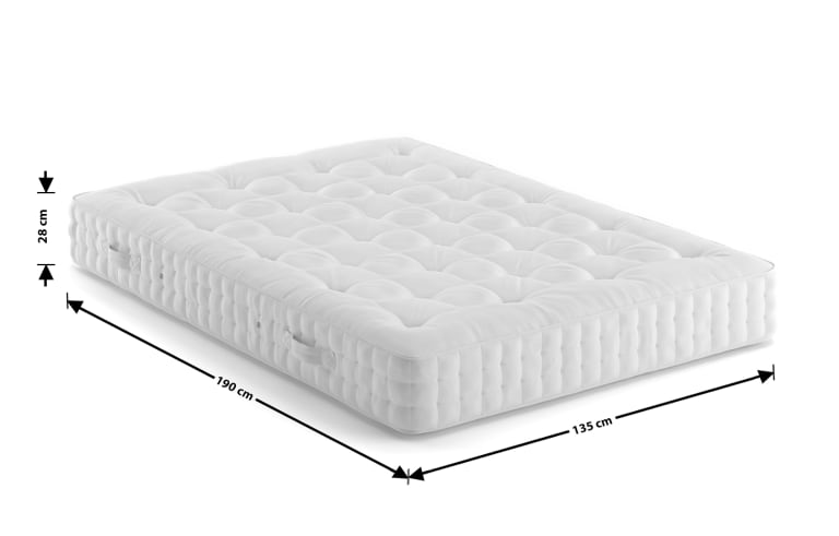 4400 Luxury British Wool Pocket Spring Medium Mattress Luxury