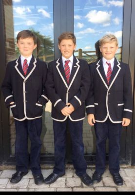 School children wearing M&S uniform 