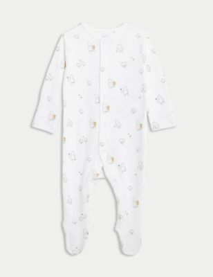 3pk Pure Cotton Printed Bodysuits (0 – 3 Yrs)