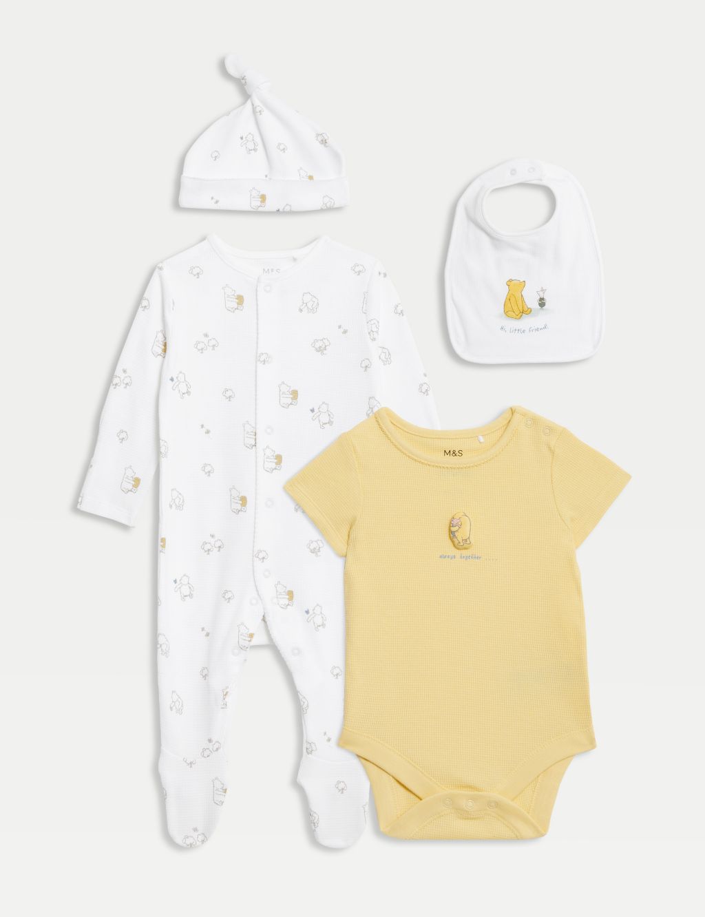 4pc Pure Cotton Outfit (7lbs-1 Yrs) 1 of 9