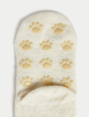 4pk Cotton Rich Animal Baby Socks (0-3 Yrs) Image 2 of 3