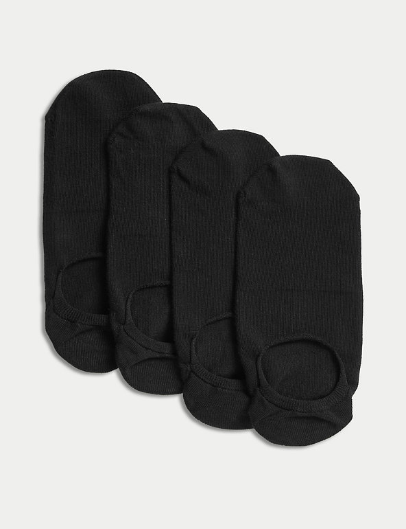 4pk Cotton Rich Invisible Trainer Liners™ Image 1 of 2