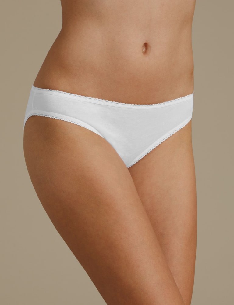 Spirit - white cotton tie-side knickers