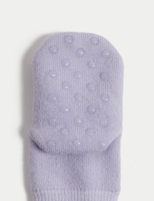 4pk Terry Baby Socks (0-24 Mths) Image 2 of 3