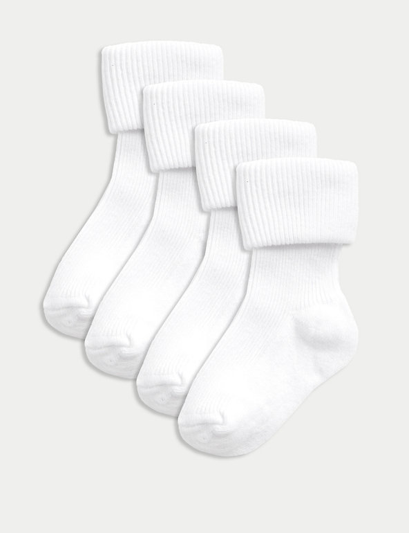 4pk of Baby Socks (0-24 Mths) Image 1 of 2