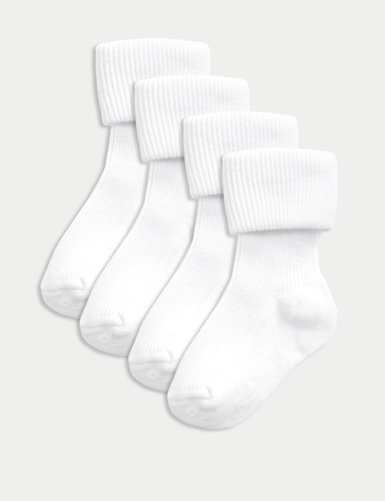 4pk of Baby Socks (0-24 Mths) 1 of 1