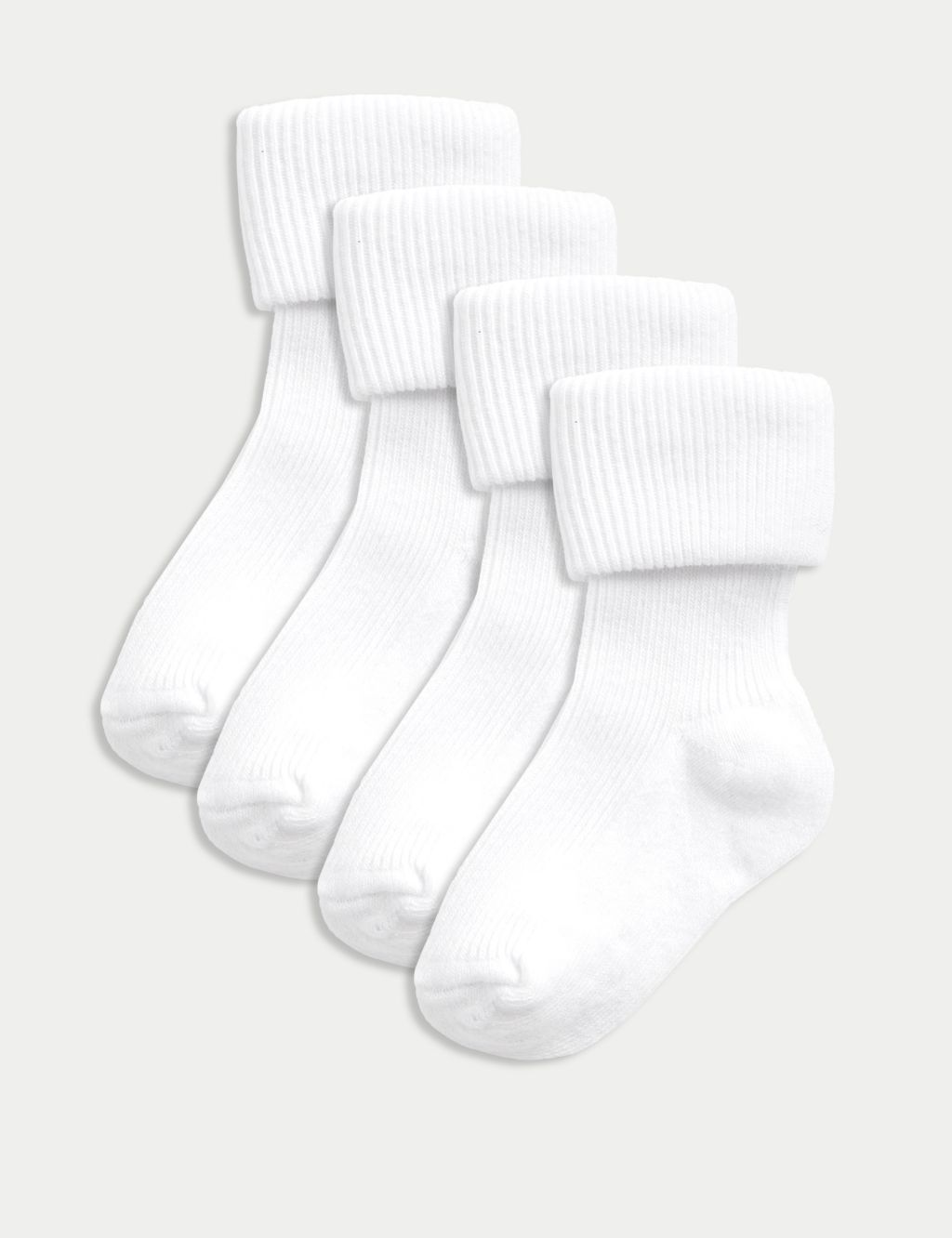 4pk of Baby Socks (0-24 Mths) 1 of 2
