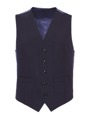 5 Button Waistcoat with Wool Image 2 of 3