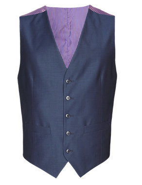 5 Button Waistcoat with Wool Image 2 of 3