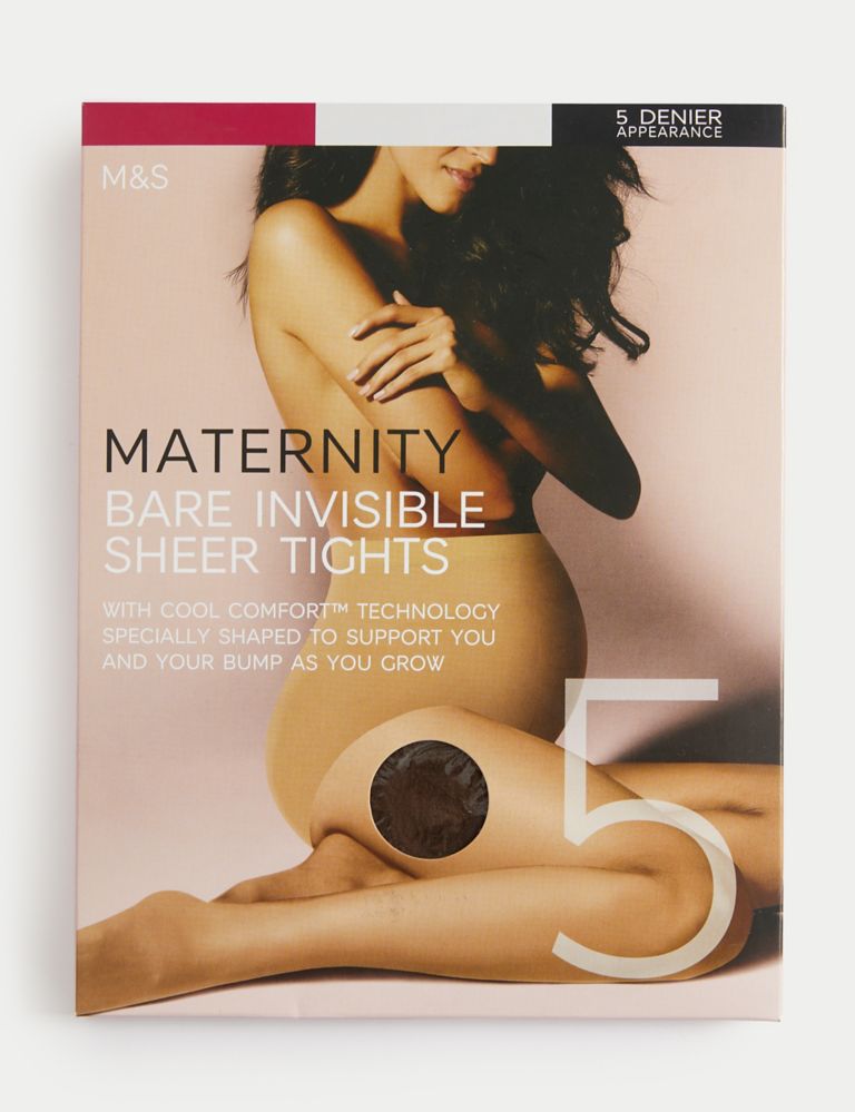 5 Denier Bare Invisible Maternity Tights, M&S Collection