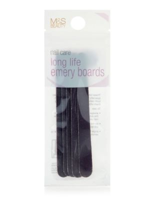 5 Nail Care Long Life Emery Boards Image 1 of 1