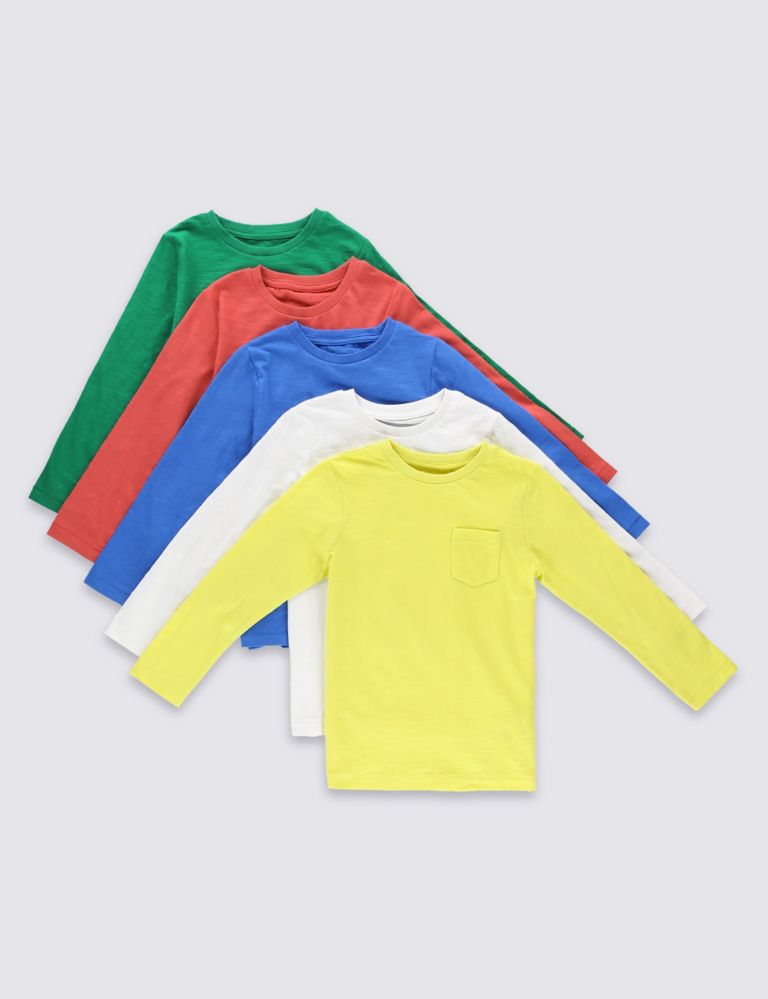 5 Pack Assorted T-Shirts (3 Months - 5 Years) 1 of 10