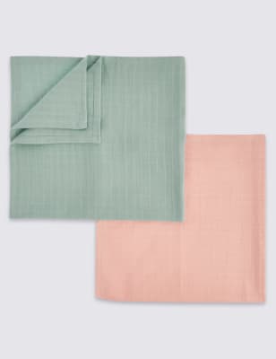 Coloured best sale muslin squares