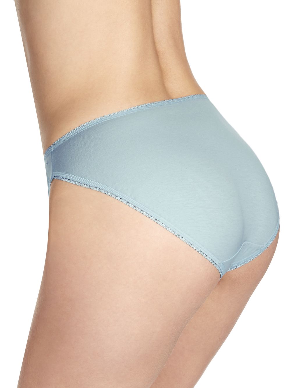 5 Pack Cotton Rich Assorted High Leg Knickers 4 of 4
