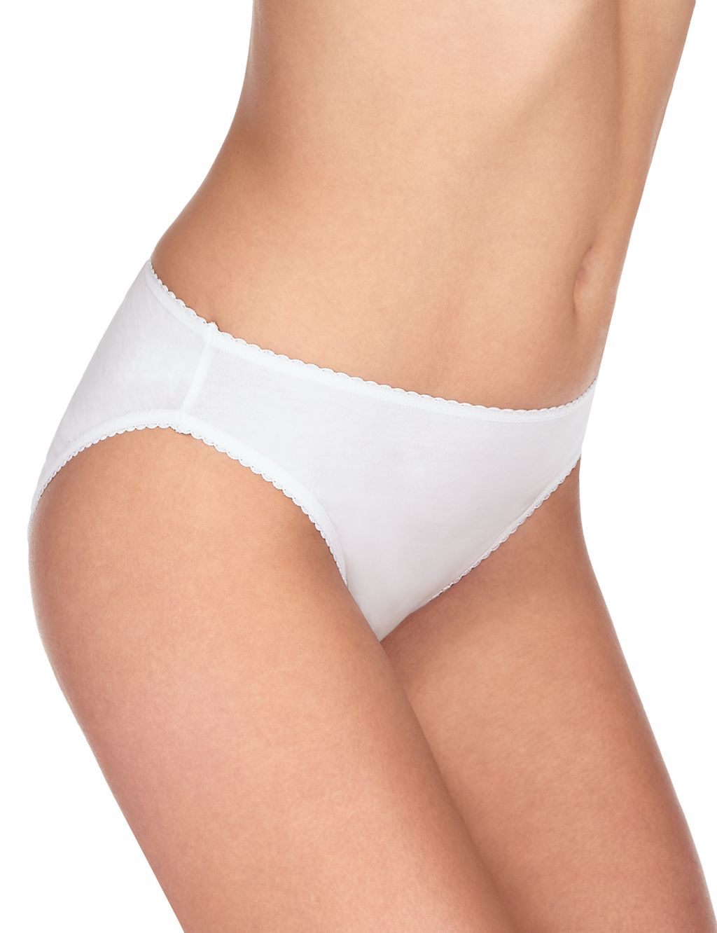 5 Pack Cotton Rich High Leg Knickers 2 of 4
