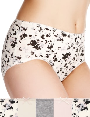 3 Pack of Midi Knickers in White - Stretch Cotton