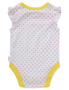 5 Pack Little Miss Bodysuits with Bag Image 2 of 8