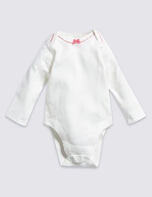 Infant Thermo Thermal Long Sleeve Bodysuit in Grey Marl/white