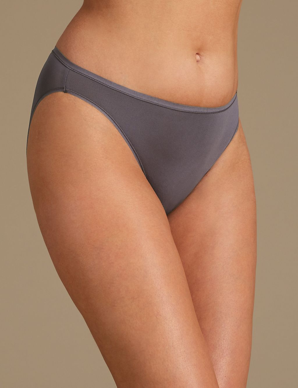 5 Pack Microfibre High Leg Knickers 2 of 4