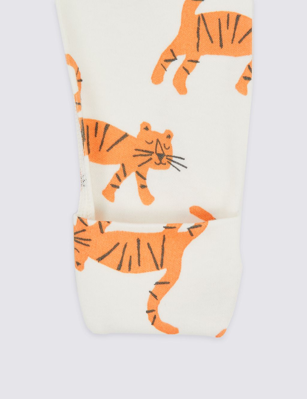 5 Pack Organic Cotton Tiger Bodysuits 9 of 9