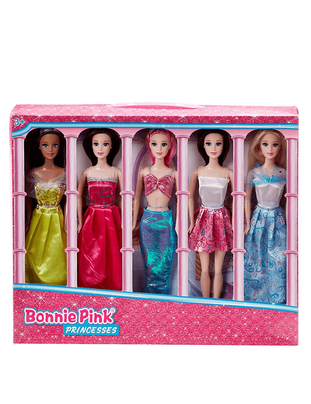 5 Pack Princess Fashion Dolls (3-10 Yrs) 1 of 3