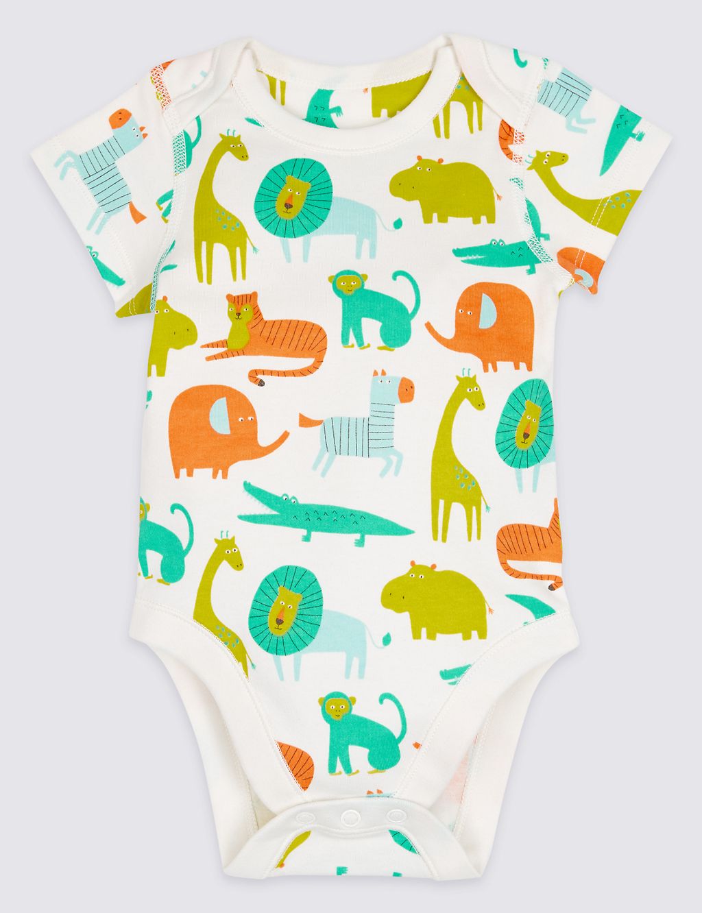 5 Pack Pure Cotton All Over Print Bodysuits 8 of 8