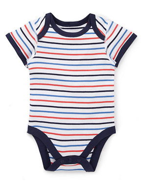 5 Pack Pure Cotton Assorted Bodysuits Image 2 of 4