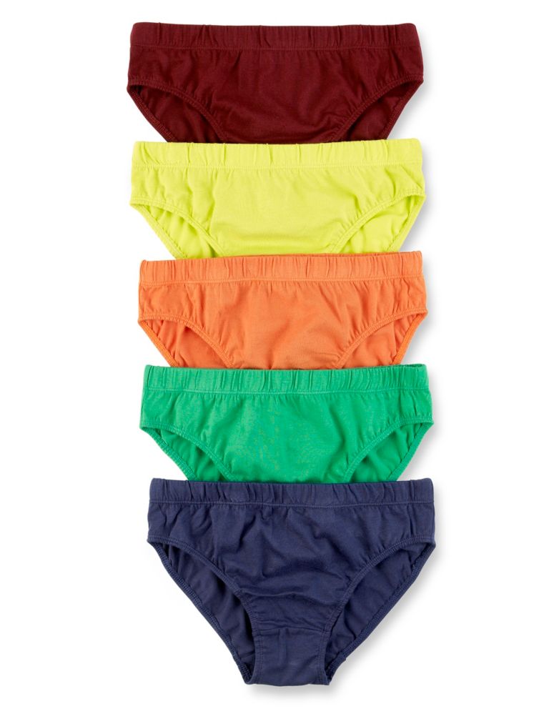 5 Pack Pure Cotton Assorted Slips 1 of 3