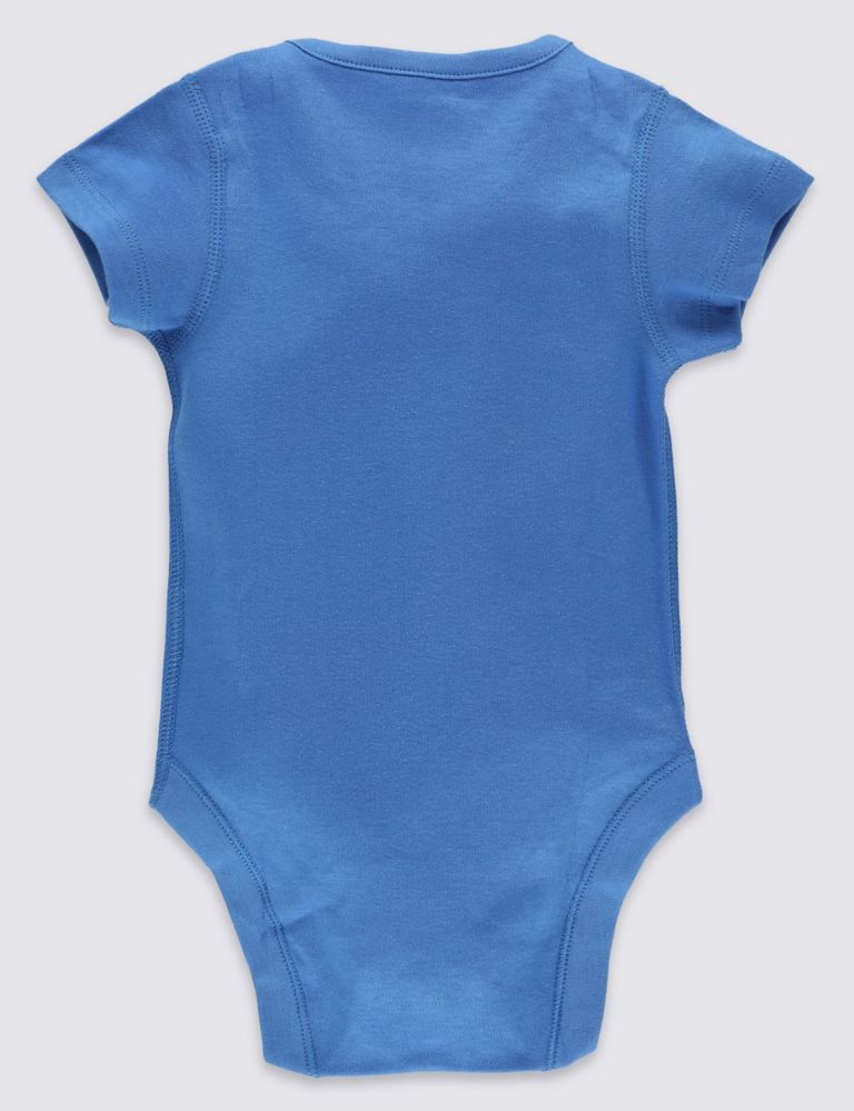 5 Pack Pure Cotton Bodysuits (0- 3 Years) 6 of 9