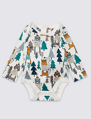 5 Pack Pure Cotton Bodysuits Image 2 of 8