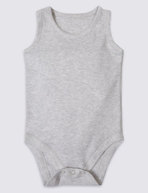 5 Pack Pure Cotton Bodysuits Image 2 of 7