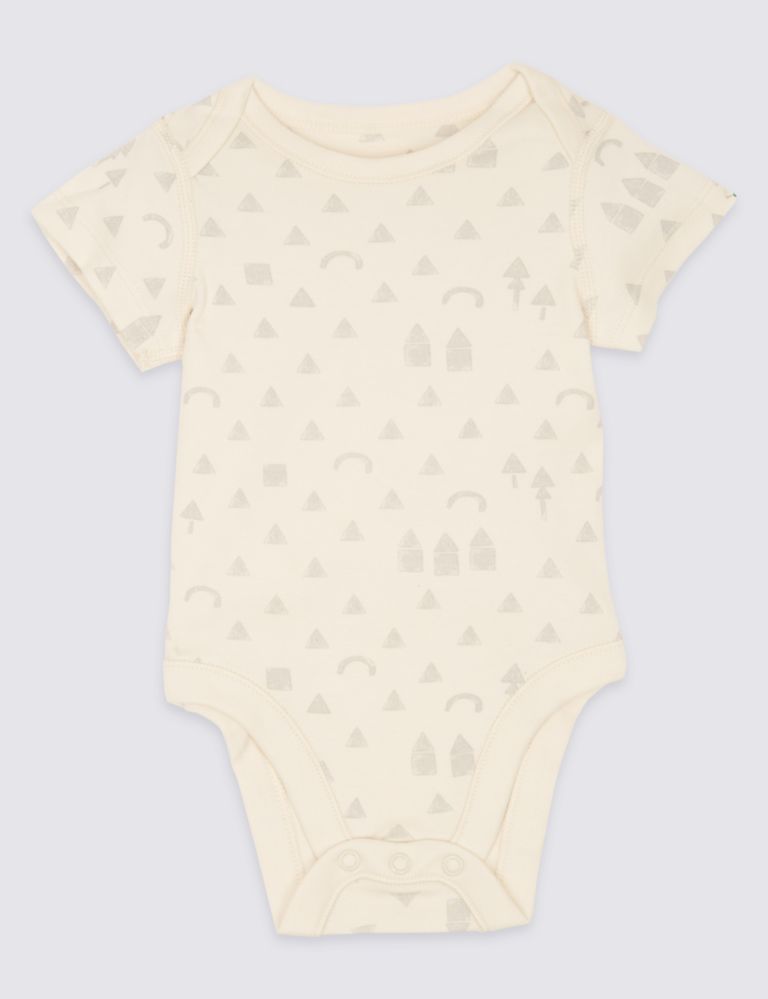 5 Pack Pure Cotton Bodysuits 6 of 9
