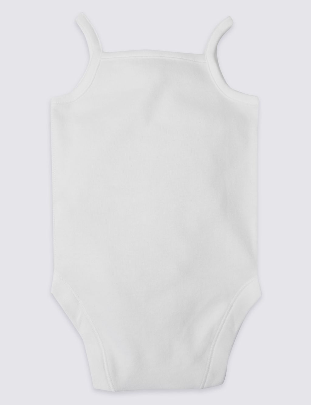 5 Pack Pure Cotton Strap Bodysuits 2 of 4