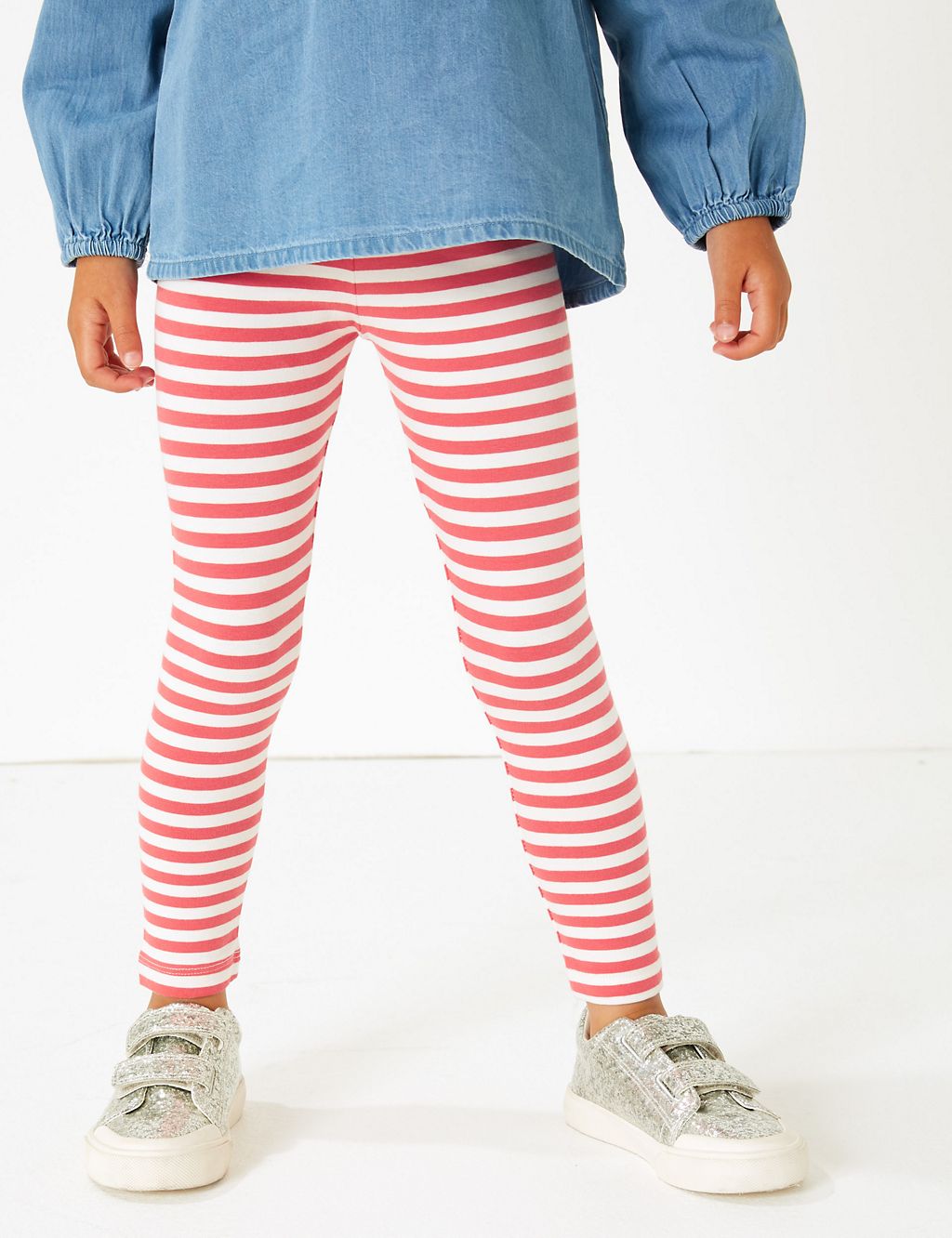 5 Pack Striped Leggings (3 Months - 7 Years) 5 of 8