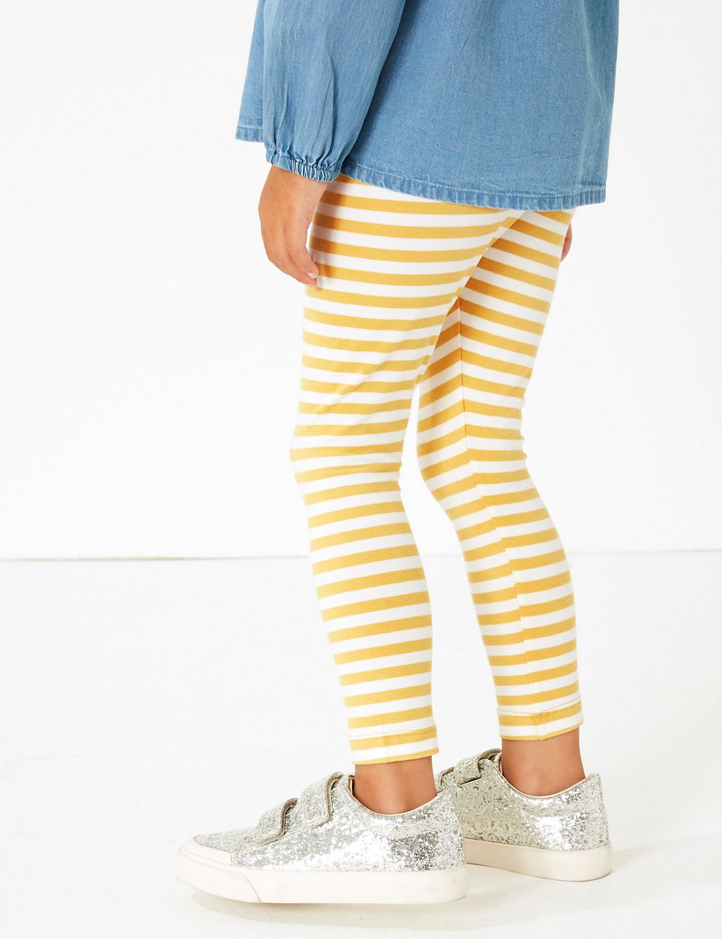 5 Pack Striped Leggings (3 Months - 7 Years) 6 of 8