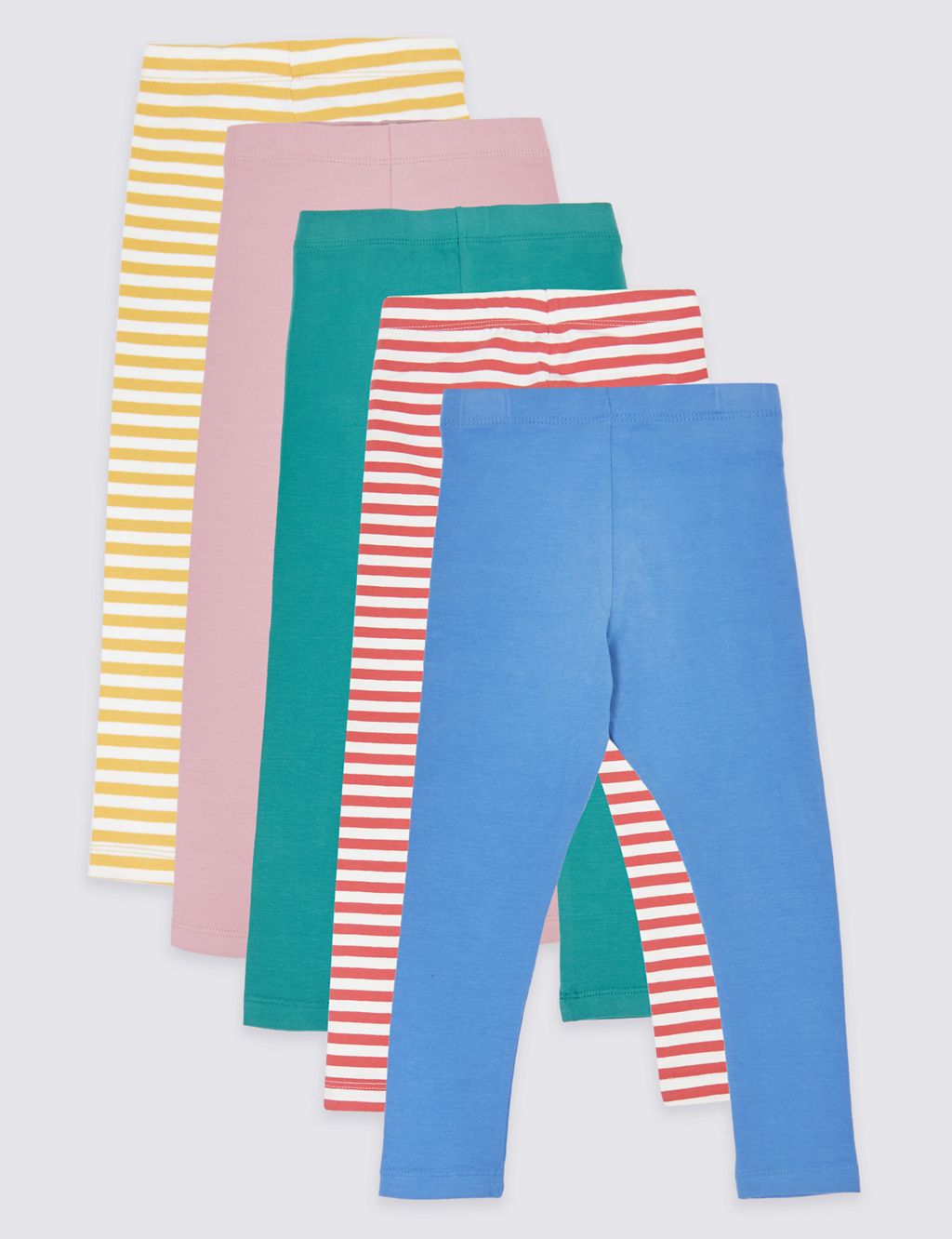 5 Pack Striped Leggings (3 Months - 7 Years) 3 of 8