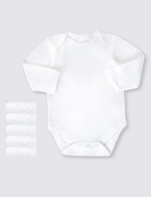 5 Pack Superfine Cotton Bodysuits Image 1 of 1