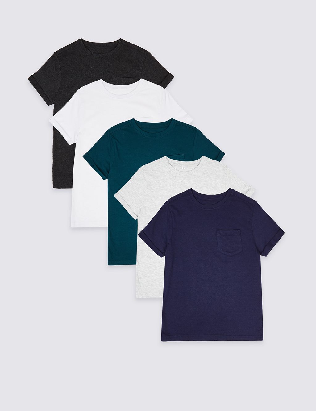 5 Pack T-Shirts (3-16 Years) 3 of 8