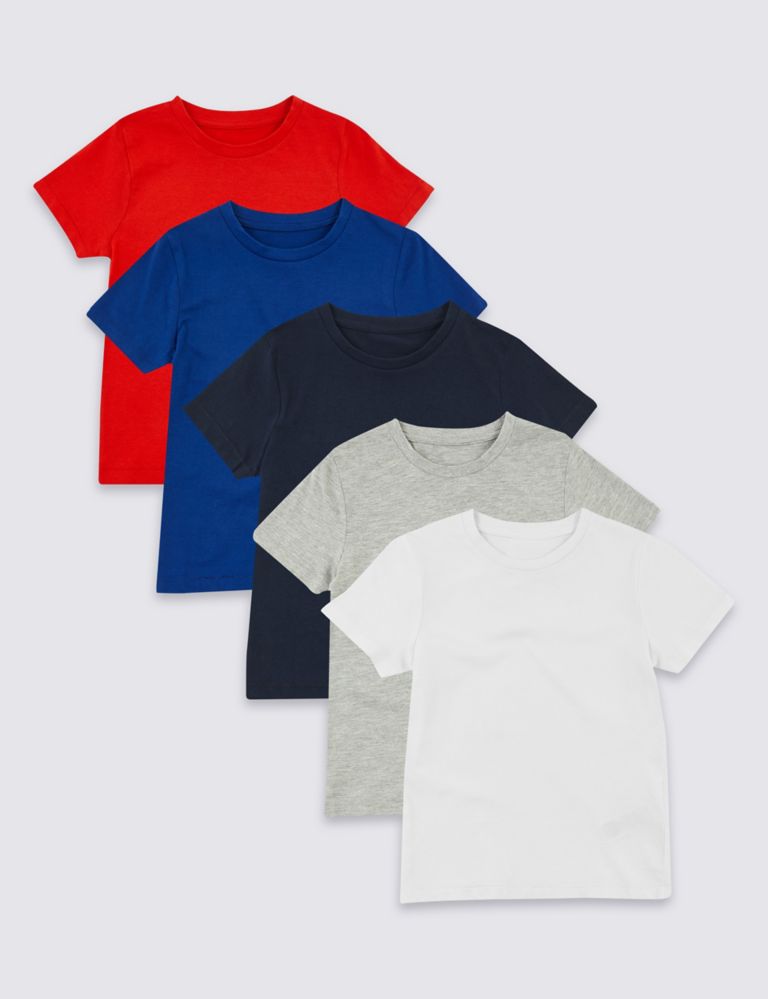 5 Pack T-Shirts (3 Months - 7 Years) 1 of 8