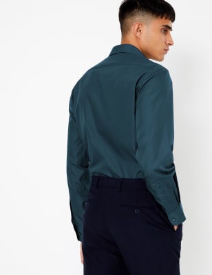 marks and spencer tailored fit shirts