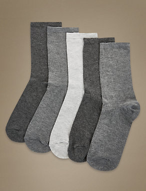 5 Pair Pack Supersoft Socks Image 2 of 3