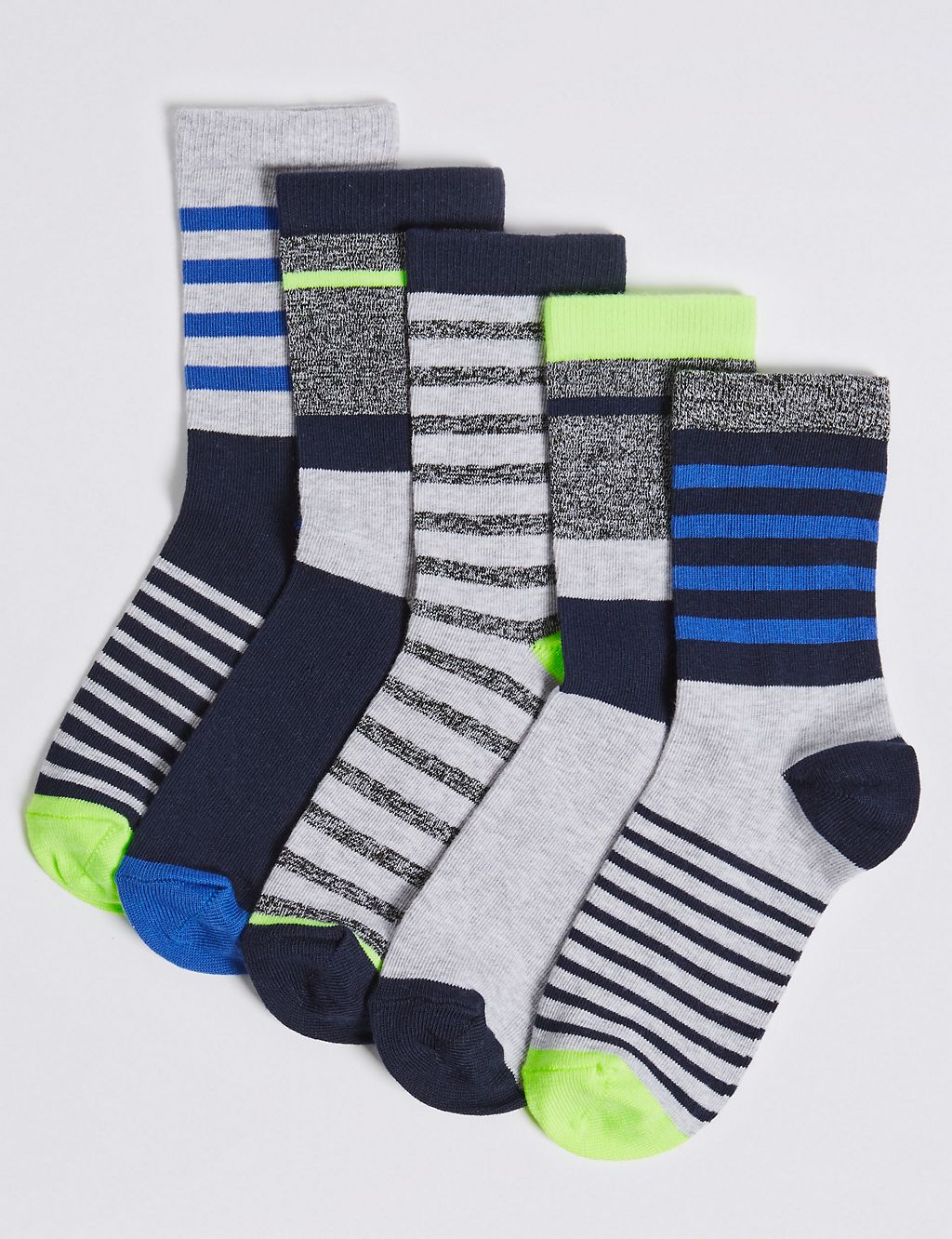 5 Pairs of Twist Socks 1 of 1