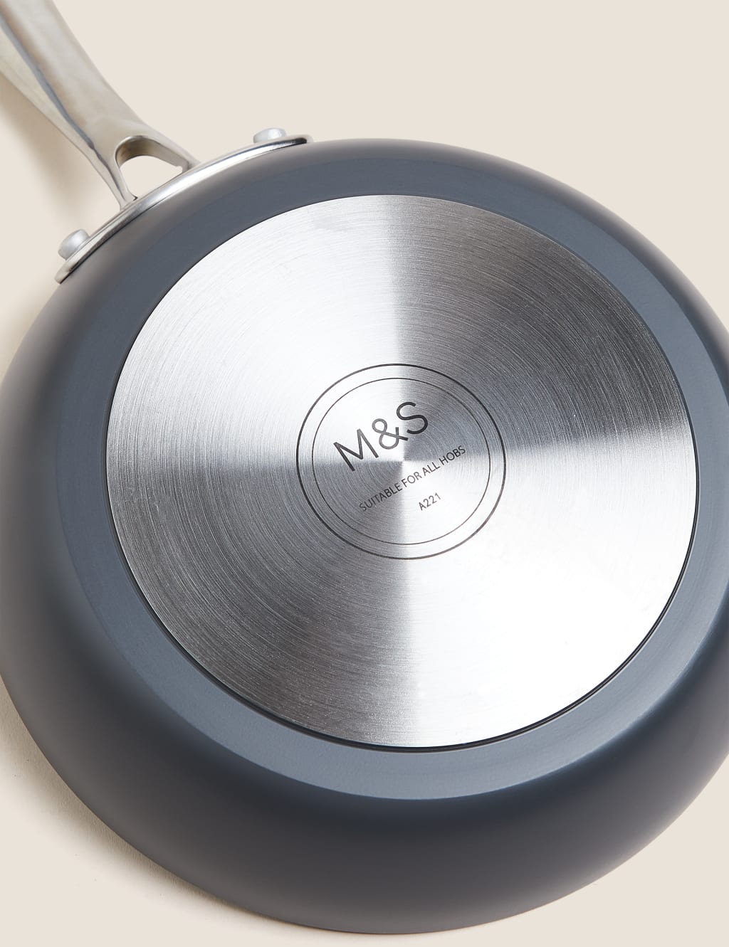 5 Piece Hard Anodised Pan Set M&S chef M&S