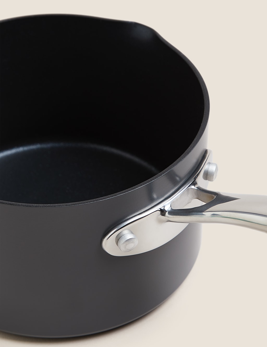 5 Piece Hard Anodised Pan Set M&S chef M&S