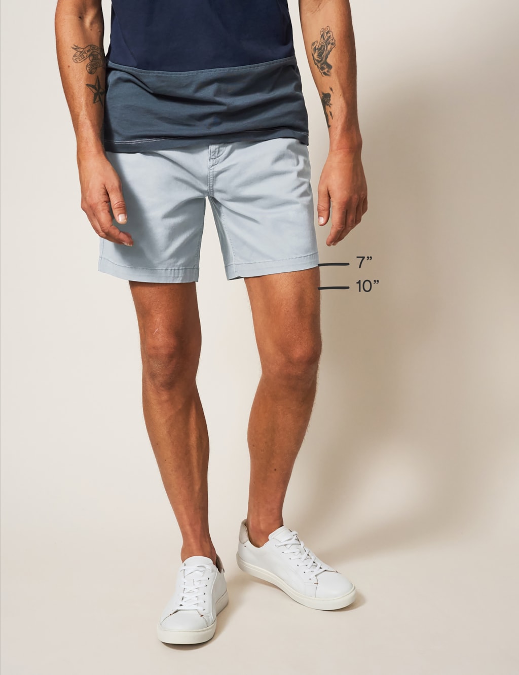Men's 5 inch chino shorts new arrivals