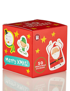 50 Christmas Friends Stickers Image 2 of 4