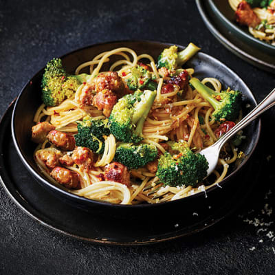 Sausage and broccoli pasta